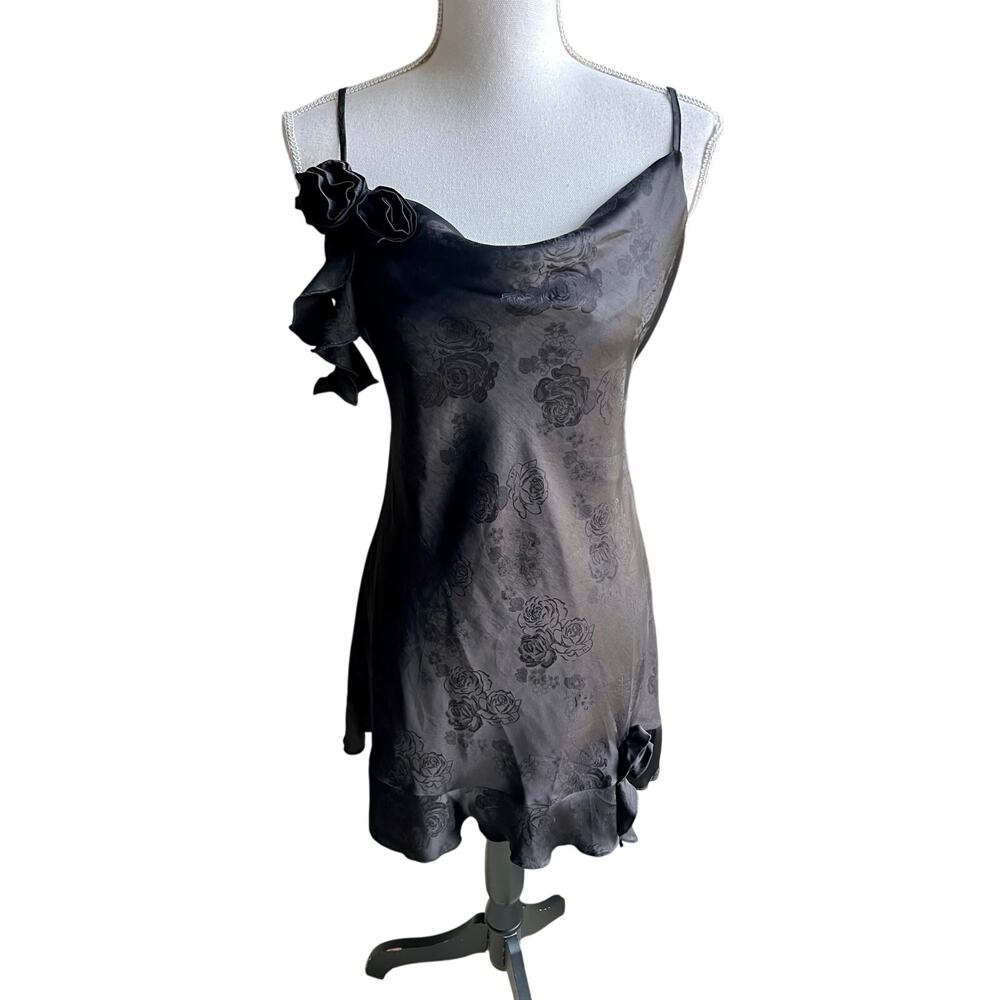 NWT Tinseltown black slip eveningwear party dress size M